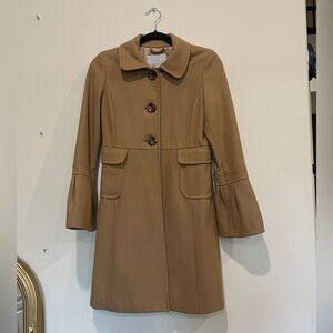 Old Navy vintage wool blend coat with bell sleeves and Peter Pan collar